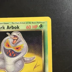 Pokemon Vintage First Edition Dark Arbok 19/82 Team Rocket Wotc Non-Holo Rare - Image 3