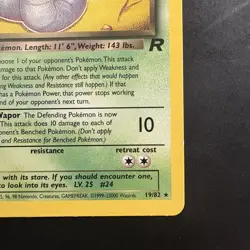 Pokemon Vintage First Edition Dark Arbok 19/82 Team Rocket Wotc Non-Holo Rare - Image 4