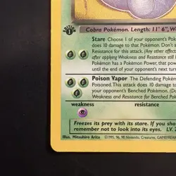 Pokemon Vintage First Edition Dark Arbok 19/82 Team Rocket Wotc Non-Holo Rare - Image 5
