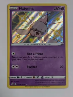 Hatenna SV054/SV122 Shining Fates: Shiny Vault Holo Pokemon TCG NM - Image 1