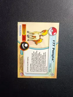 Carte Pokemon Ponyta 77 TOPPS Serie 2 Francais - Image 2