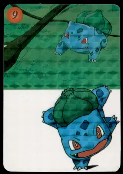 1999 Pokemon Vending Machine Sticker Bulbasaur Unlicensed Japanese #9 Prism - Image 1