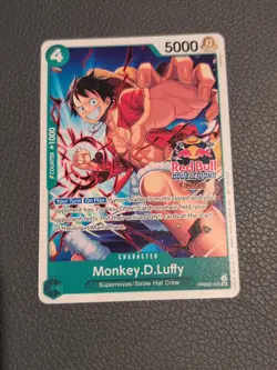 Red Bull x One Piece – Double Don!! Set (10 Foil Red Bull Don + Luffy Promo) - Image 4