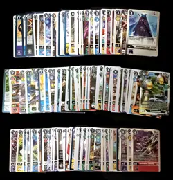Digimon Card Game TCG 50 Card Lot + 5 Bonus Rare/Holo - No Duplicates! - Image 1