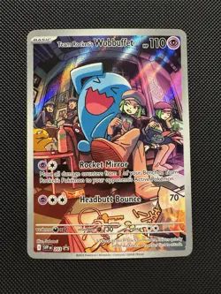 Team Rocket’s Wobbuffet SVP 203 Promo SV: Scarlet & Violet Promo Cards Near Mint - Image 1