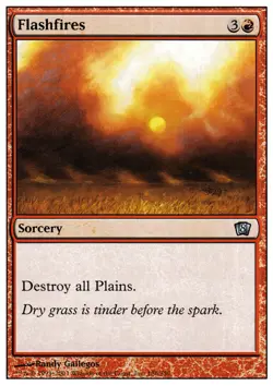 4x Flashfires ~ Near Mint 8th Edition Eighth MTG Magic x4 4 UltimateMTG Playset - Image 1