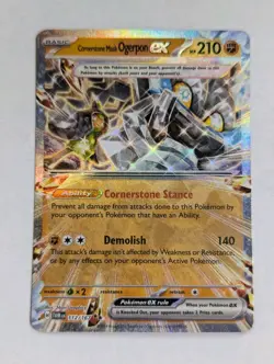 Cornerstone Mask Ogerpon ex 112/167 Double Rare Twilight Masquerade Pokemon NM - Image 1