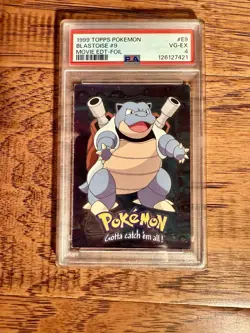 1999 Topps Pokemon The Movie Blastoise #E9 Foil - Image 1