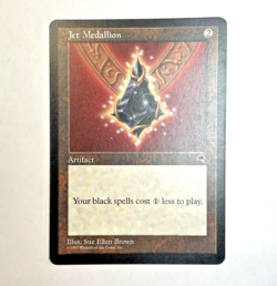 MTG Jet Medallion Tempest NM Rare Magic The Gathering Card, Artifact, #292 - Image 1