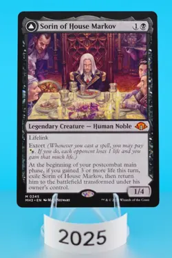 MTG Sorin of House Markov Modern Horizons 3 Regular #245 - Image 1