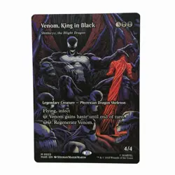 Venom, King in Black Borderless Non-Foil #22 MTG Spider-Man EN NM - Image 1