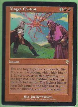 Mage's Contest Invasion MTG Magic the Gathering - NM - Image 1