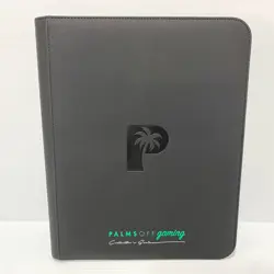 Black Palms Off 9 Pocket Top Loader Card Binder - Pokemon - One Piece Card - Image 1