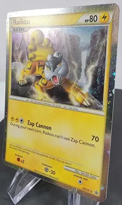 Raikou HGSS19 Black Star Promo Pokemon English 2010 NM-/LP - Image 3