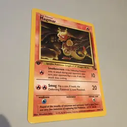 1st Edition Magmar 39/62 - Fossil - Uncommon Pokemon Card - Near Mint (NM) rare - Image 1