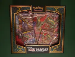 Pokemon VMAX Dragons Premium Collection Rayquaza Box - Image 1