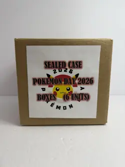 Pokemon TCG 2026 Pokemon Day Collection 6 BOX DISPLAY CASE Factory Sealed 6 ct - Image 1