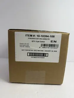 Pokemon TCG 2026 Pokemon Day Collection 6 BOX DISPLAY CASE Factory Sealed 6 ct - Image 2