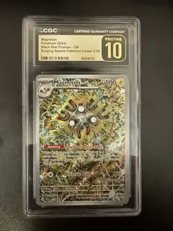 Magneton CGC Pristine 10 (Pokemon Center Stamp) Surging Sparks ETB Promo Pop 70 - Image 1