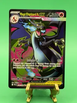🔥Pokemon TCG-Mega Charizard X ex-109/094-Me02: Phantasmal Flames-Holo-M/NM!🔥 - Image 1