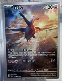 Pokemon TCG Latios 203/191 S&V Surging Sparks FA Illustration Rare Holo - Image 1