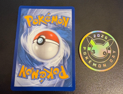 Pikachu 051 /162 Stamped 2026 Pokemon Day 30 Promo TCG With Coin - Image 2