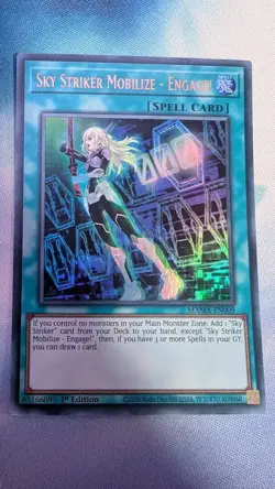 YuGiOh! Sky Striker Mobilize - Engage! MAMA-EN009 Ultra Rare 1st Ed - Image 1