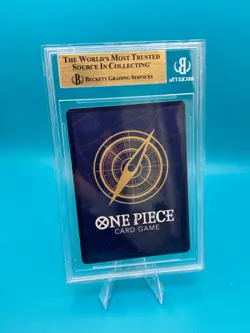 2025 ONE PIECE OP13 118 CARRYING ON HIS WILL MONKEY D LUFFY SEC ALT ART BGS 10 - Image 2