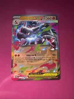 Mega Charizard EX 013/094 Full Art NM/M Phantasmal Flames Pokemon Card - Image 1