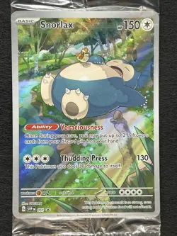 Snorlax 051 Sv: Scarlet & Violet Promo Cards Holo SEALED - Image 1