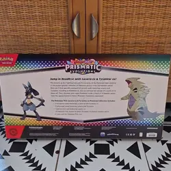 Pokemon Prismatic Evolutions Lucario & Tyranitar ex Collection Box 14 Packs 5 P… - Image 2