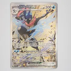 Greninja EX 132 Scarlet & Violet Black Star Promo Holo Pokemon TCG - Image 1