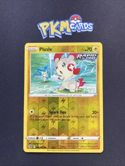 Pokemon TCG Plusle Fusion Strike 089/264 Reverse Holo LP. - Image 1