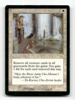 Honor the Fallen Mercadian Masques #21 Magic the Gathering - Image 1