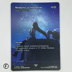 [FOIL] Memories of Nibelheim #FCA-WhiteU Borderless | MTG Final Fantasy EN Ver - Image 1