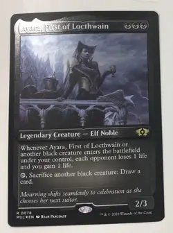 Ayara, First of Locthwain (Foil Etched) March of the Machine: Multiverse Legends - Image 1