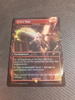 MTG Kratos' Rage - Pyrohemia (Foil) Secret Lair x God of War 2211 NM - Image 1