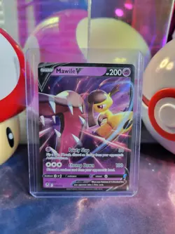 Mawile V 70/195 Pokemon TCG SW&SH Silver Tempest Ultra Rare Holo NM - Image 1