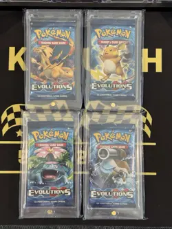 POKEMON XY: EVOLUTIONS - 4x Booster Packs - Art Set - Factory Sealed - TCG - Image 1