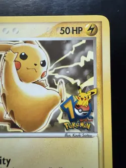 Pokemon Pikachu 012 Black Star Promo 10th Anniversary Journey Across America NM - Image 3