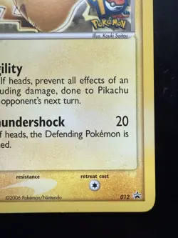 Pokemon Pikachu 012 Black Star Promo 10th Anniversary Journey Across America NM - Image 5