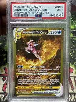 Origin Forme Palkia VSTAR GG67/GG70 Secret Rare Pokemon TCG Card PSA 9 - Image 1