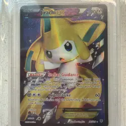 Jirachi EX (98 Full Art) 98/101 Plasma Blast Holo Pokemon 2013 PSA 8 - Image 3