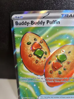 Pokemon TCG Mega Evolution Buddy Buddy Poffin 167/132 Full Art Trainer NM - Image 5