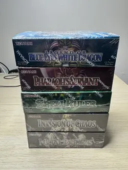 Yugioh 25th Anniversary Booster Box Set LOB MRD SRL PSV IOC Legend of Blue Eyes. - Image 2