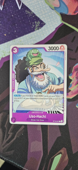 One Piece Card Game - Uso-Hachi ST18-001 - Playset (x4 cards) English Mint/PRB - Image 2