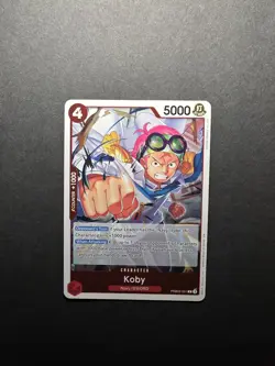 One Piece Card Game Koby PRB02-001 R English NM Condition - Image 1