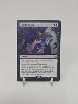 Deadly Cover-Up 0399 - Murders at Karlov Manor - MTG - NM - Rare - Extended Art - Image 1