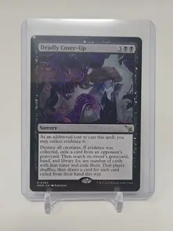 Deadly Cover-Up 0399 - Murders at Karlov Manor - MTG - NM - Rare - Extended Art - Image 3