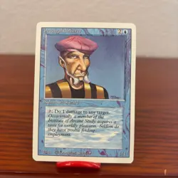 MTG Magic the Gathering Prodigal Sorcerer (75/306) Revised Edition LP - Image 1